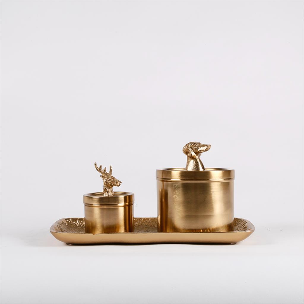 Metal Box with Lid Handle