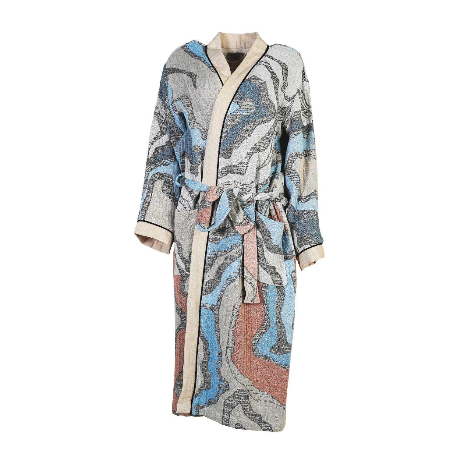 Aurora Bathrobe Blue