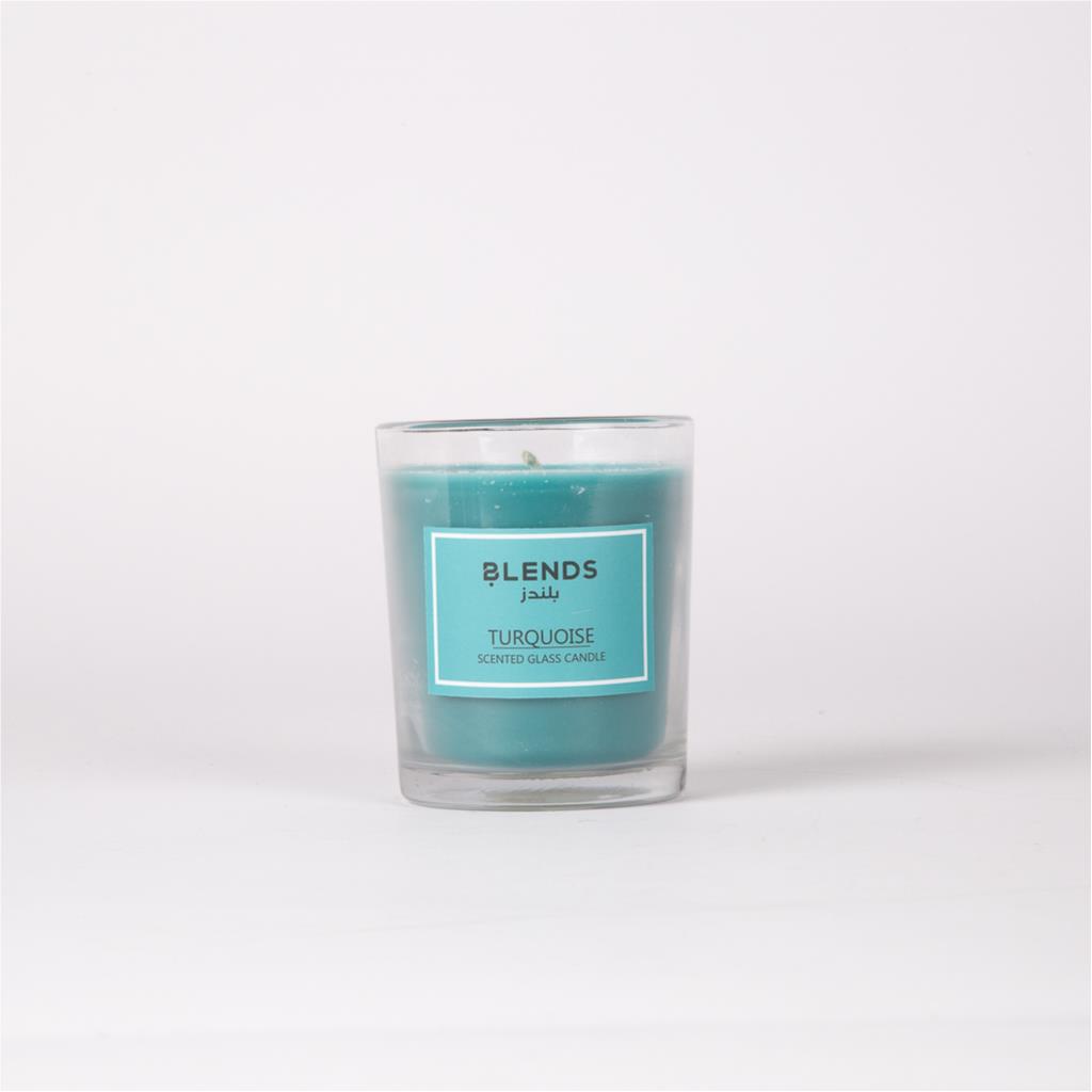 شمعة معطرة - تركواز