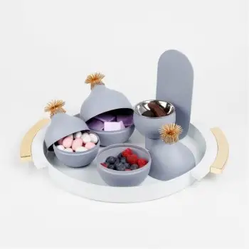 Round Tray With Handle from Azha