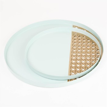Round Tray from rattan