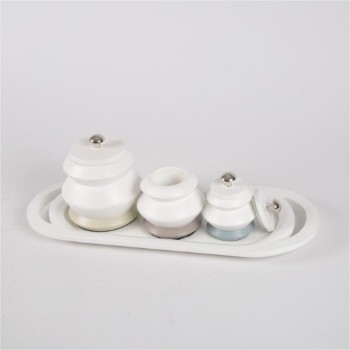 Tray with 3 Canister Set