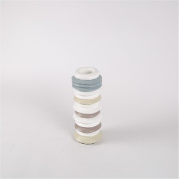 Wooden decor vase