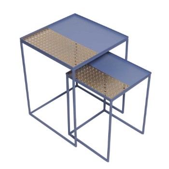 Rectangular table set from Rattan