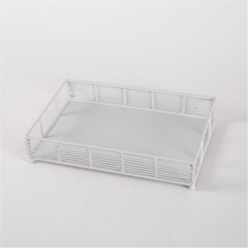 Mesh metal serving tray