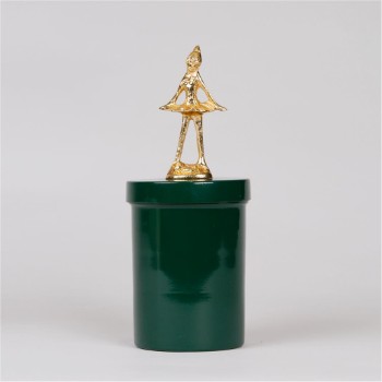 Box with Lid Lady Handle