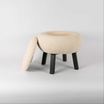 Storage Stool - Beige