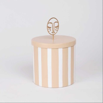 Box With Lid face From Jade