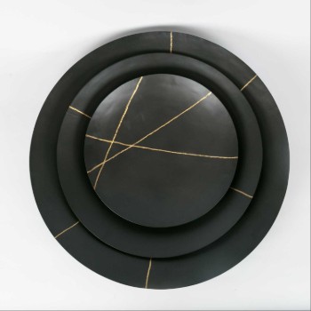 Wall Décor - Brown/Gold - S/3