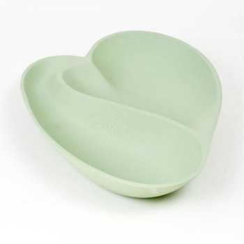 Two-part serving plate from carbon