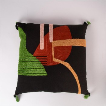 Cushion + Cover with dark pattern