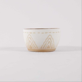Wooden Bowl Bohemian style