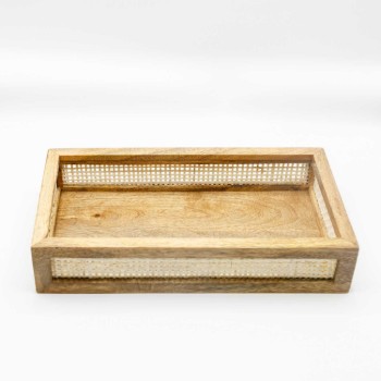 wooden serving tray