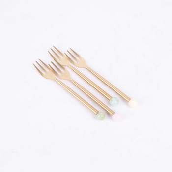 Forks With Resin Ball Set4