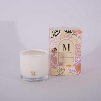 Blanca Scented Glass Tin Candle