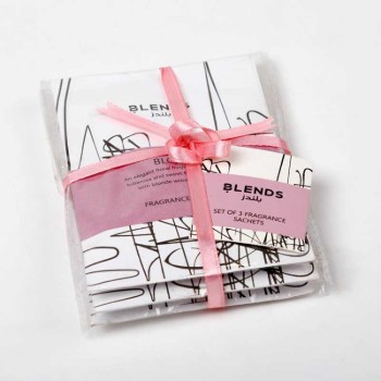 Fragrance Sachet Set of3 fresh linen From Blends
