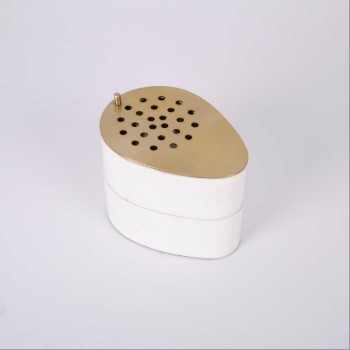 Nirvana Mabkhara White & Gold