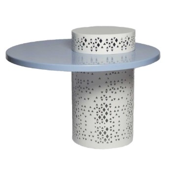 Metal side table from  Tera
