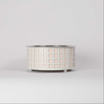 Salad bowl serving metal