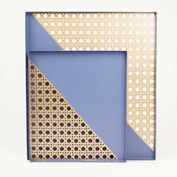 Square Tray from rattan