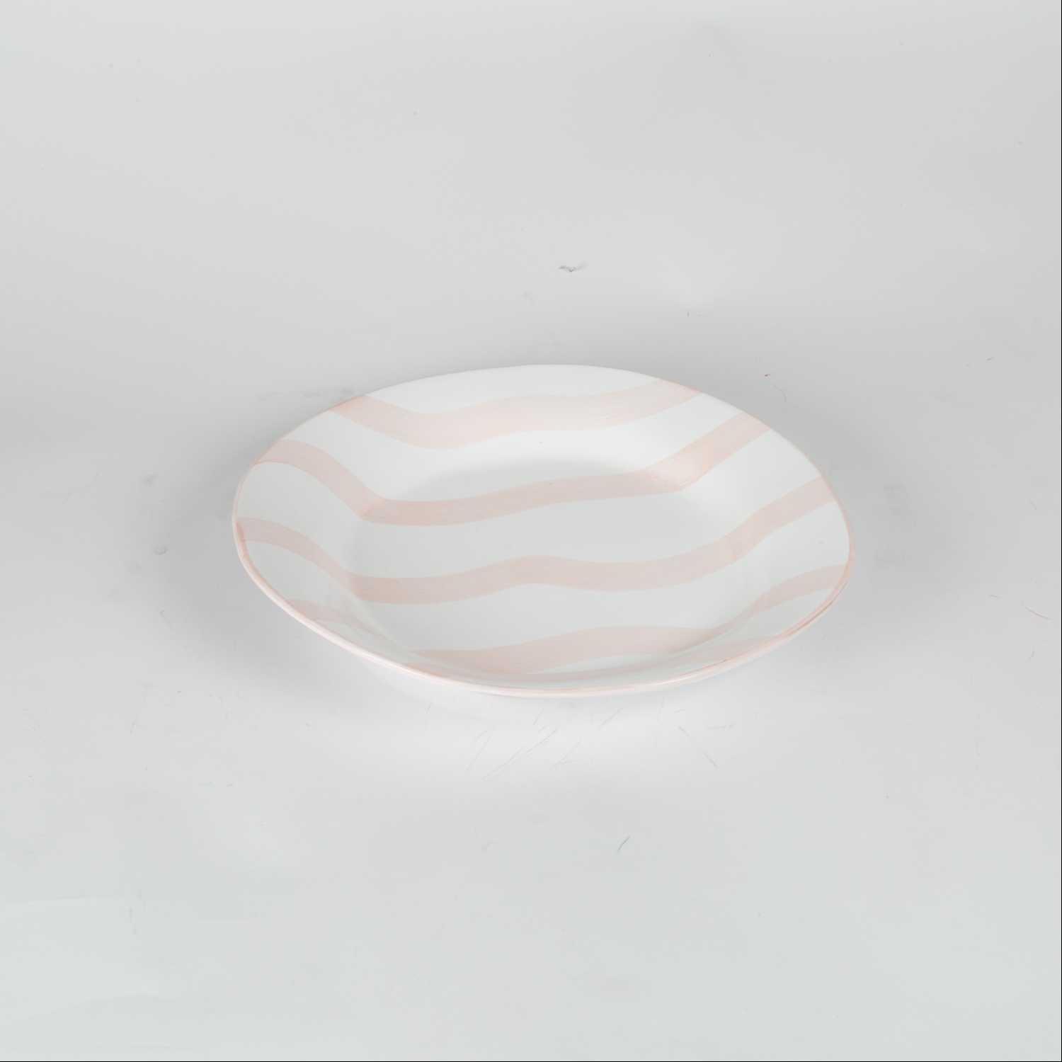 

paloma dinner plate stripes, Striped