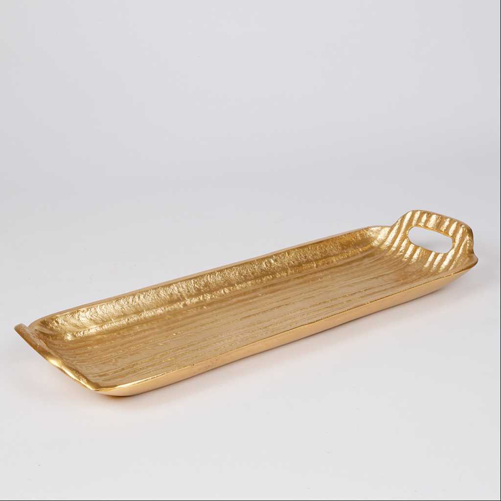 Serving metal tray