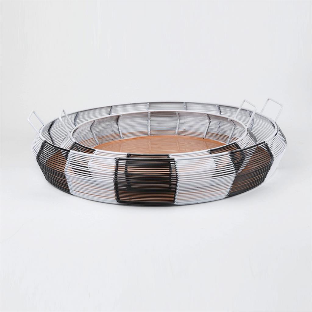 Round tray with handles From Mimosa