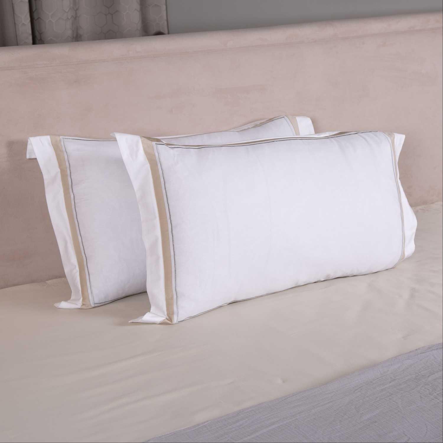 

ilana pillow cover set, Beige white