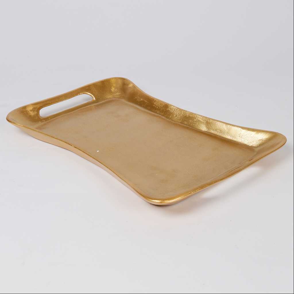 Serving metal tray