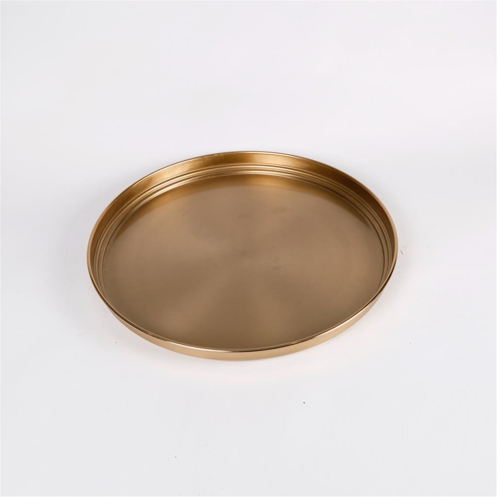 

serving metal tray, Gold gold