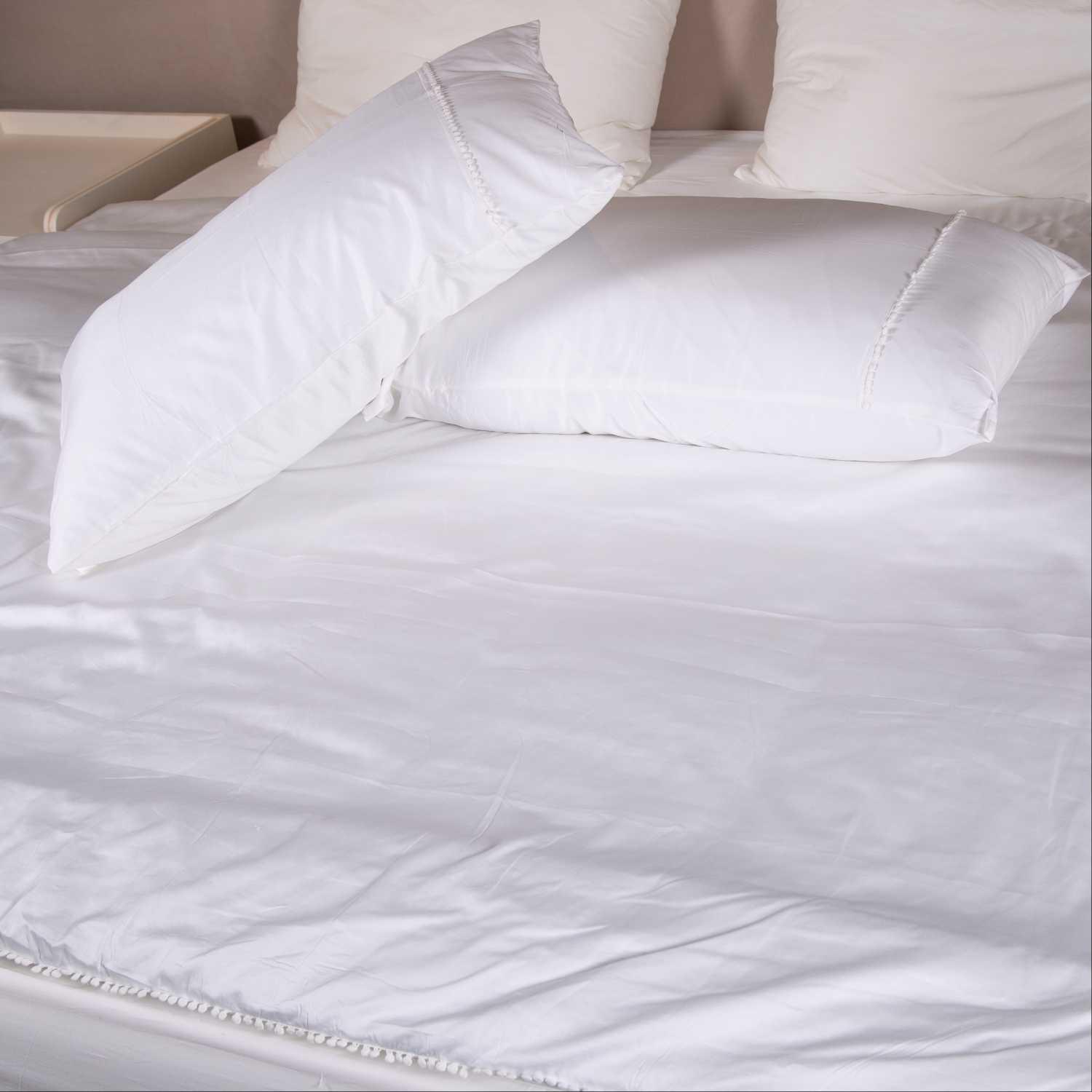 Milana Duvet Cover Set White