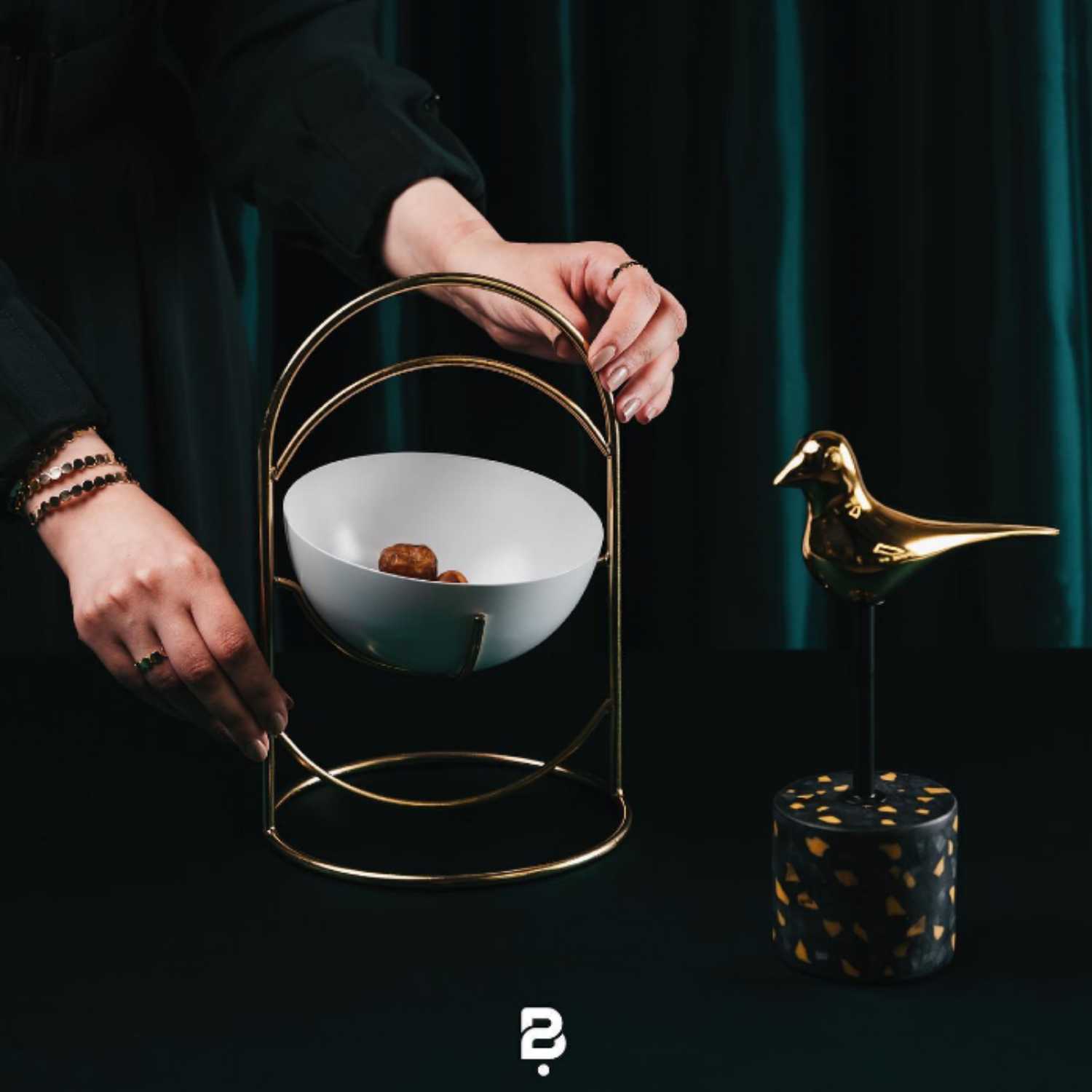 small Bowl on Stand From Stevenson