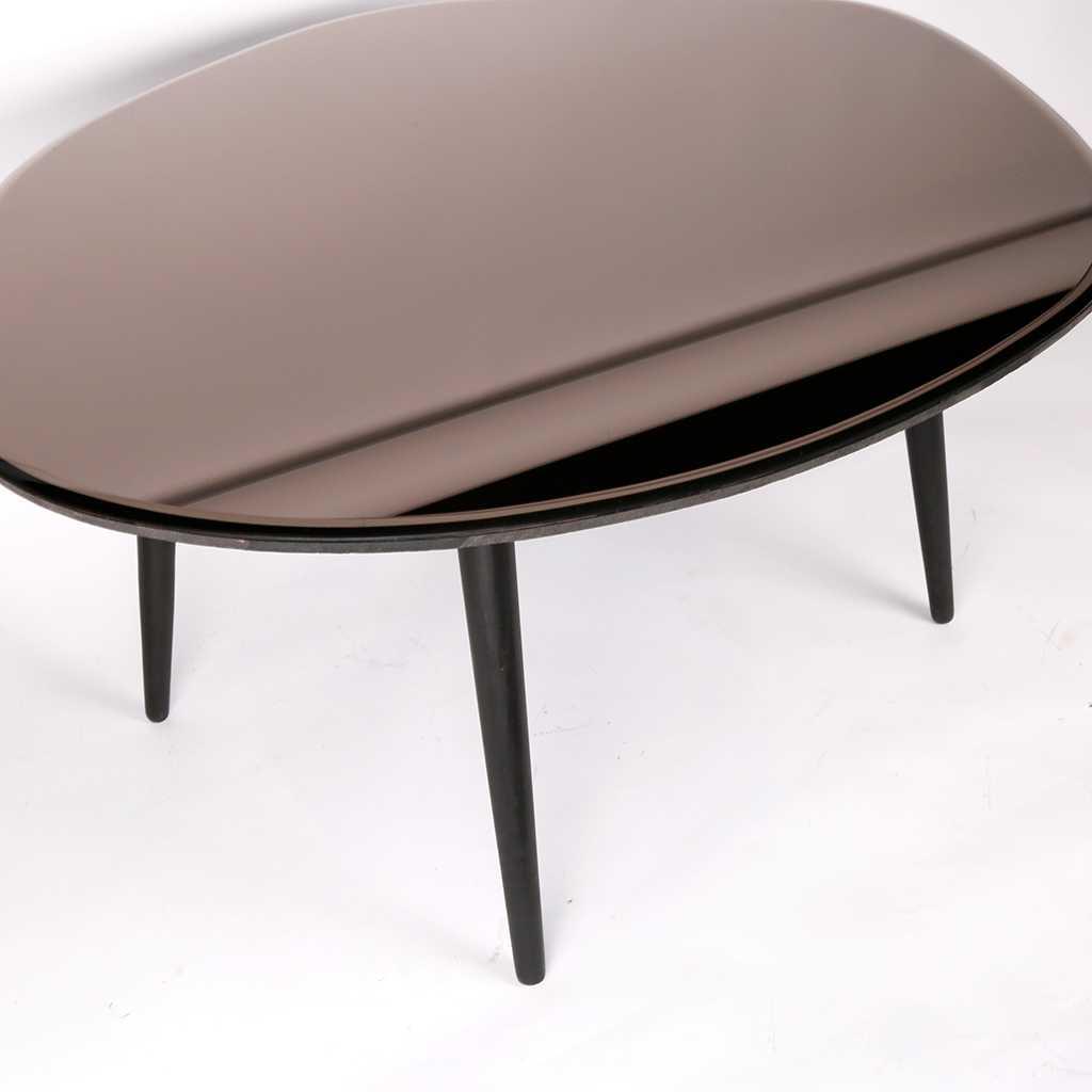 Coffee Mirror Table Black