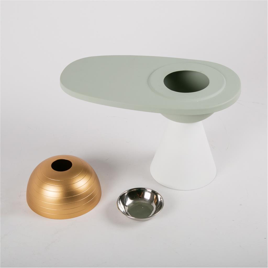 Metal mabkhara round top
