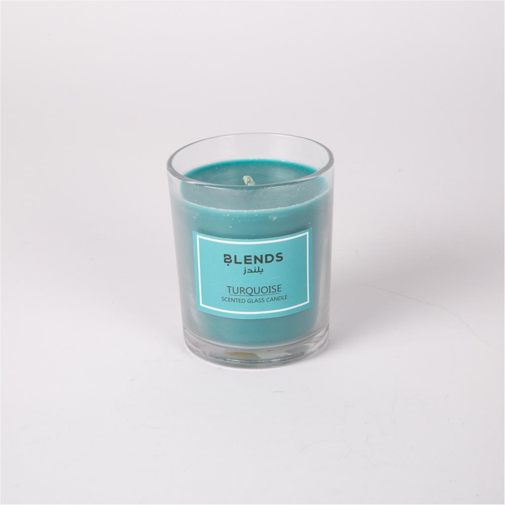 شمعة معطرة - تركواز