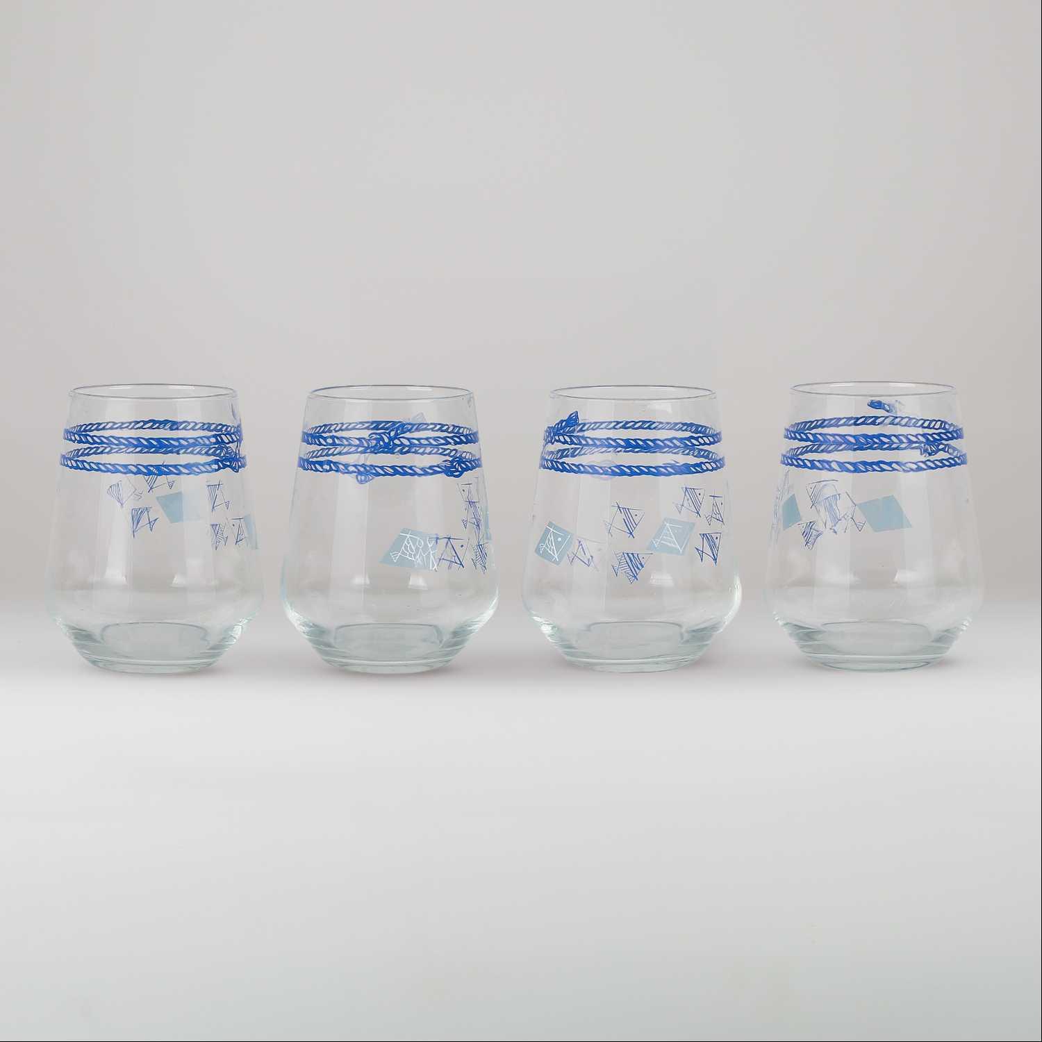 Glass Set Blue from Dinesa