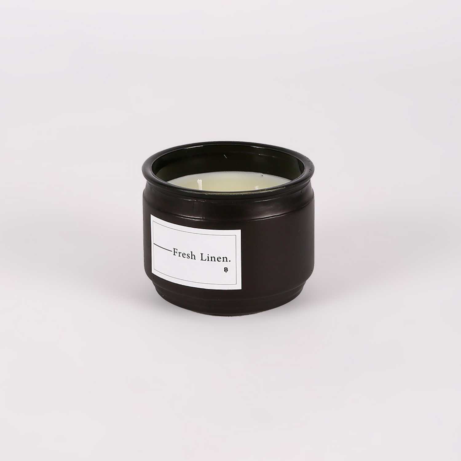 Scented Glass Jar Candle Fresh Linen