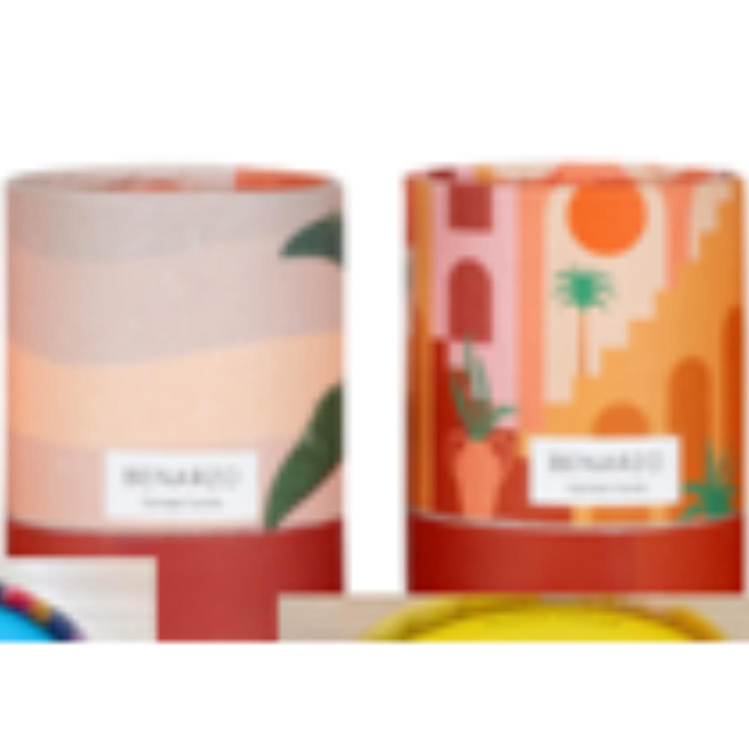 شمعة زجاجية معطرة