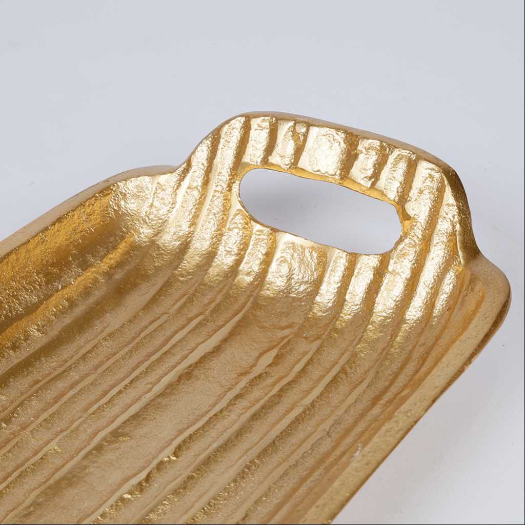 Serving metal tray