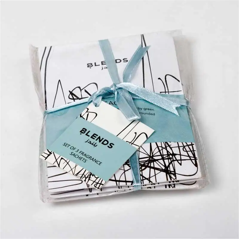 Fragrance Sachet Set of3 fresh linen From Blends