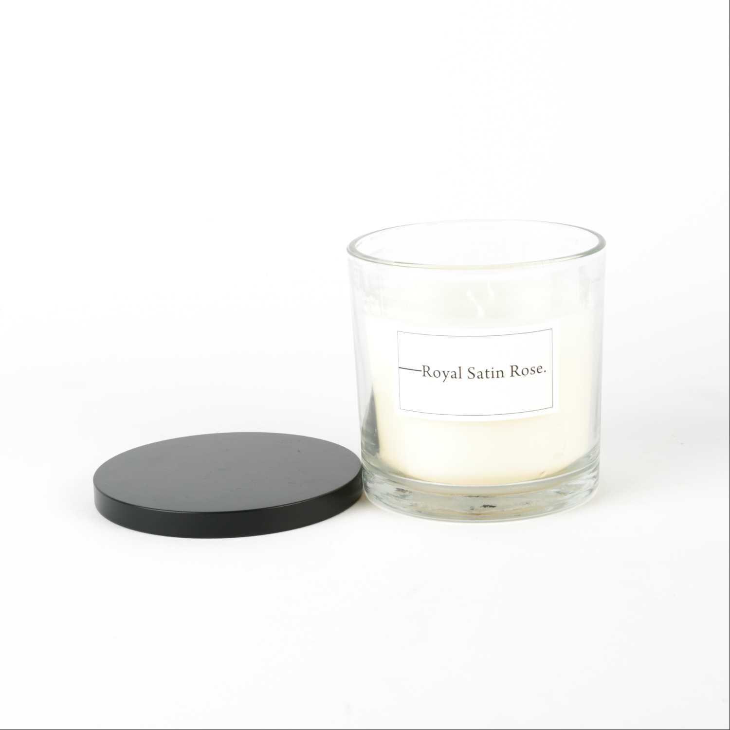Scented Glass Tin Candle Blue gold