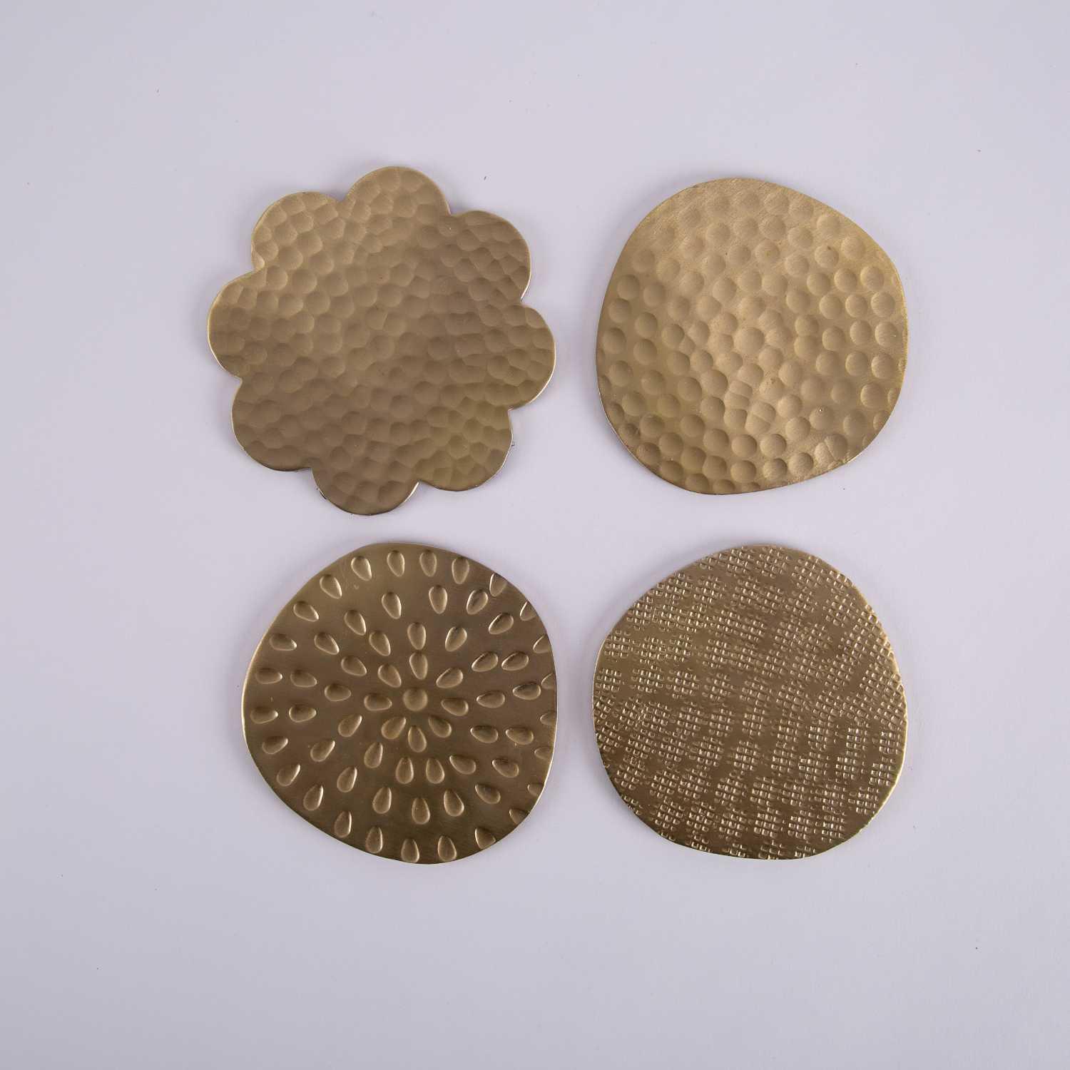 

coasters set4 from atheela, Gold