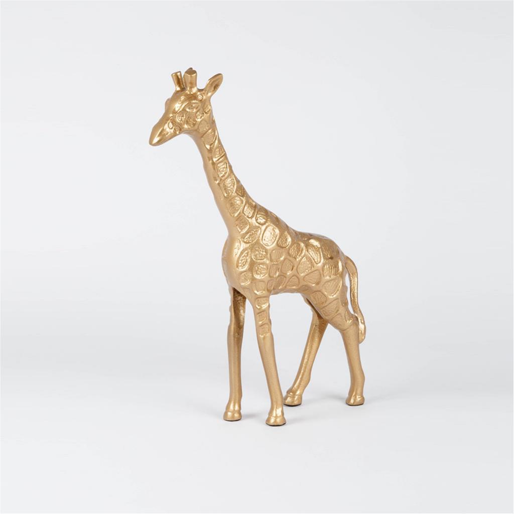 

giraffe decor sculpture lydia, Gold