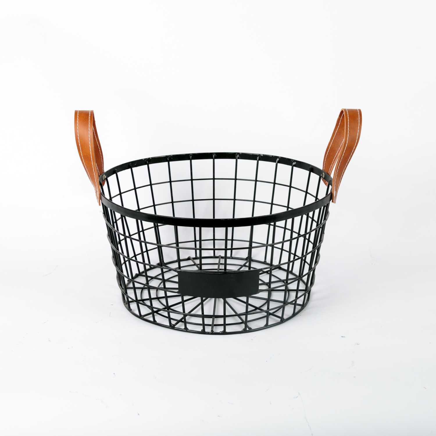 Round Basket - Black - M