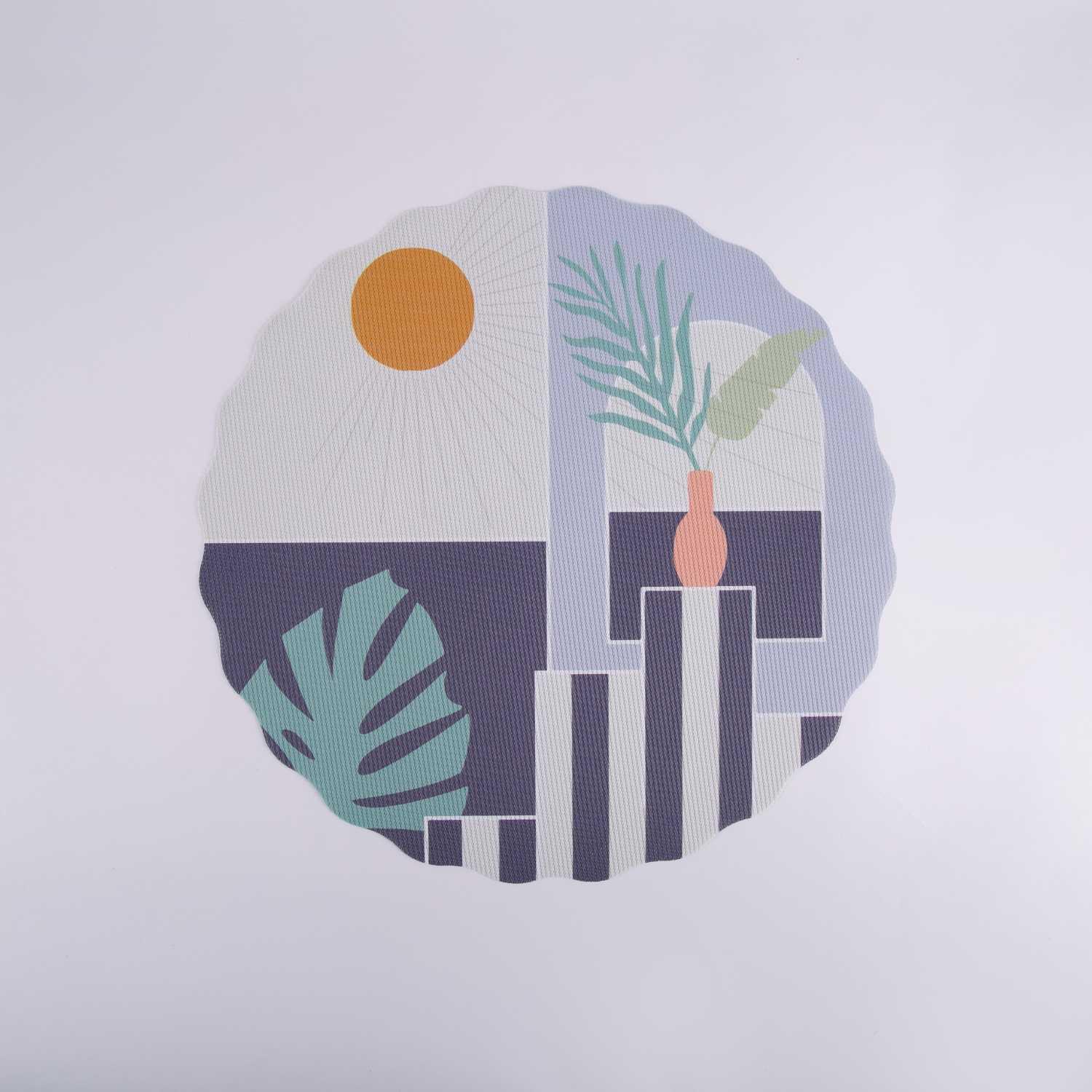 Round Woven Placemat from Zyana