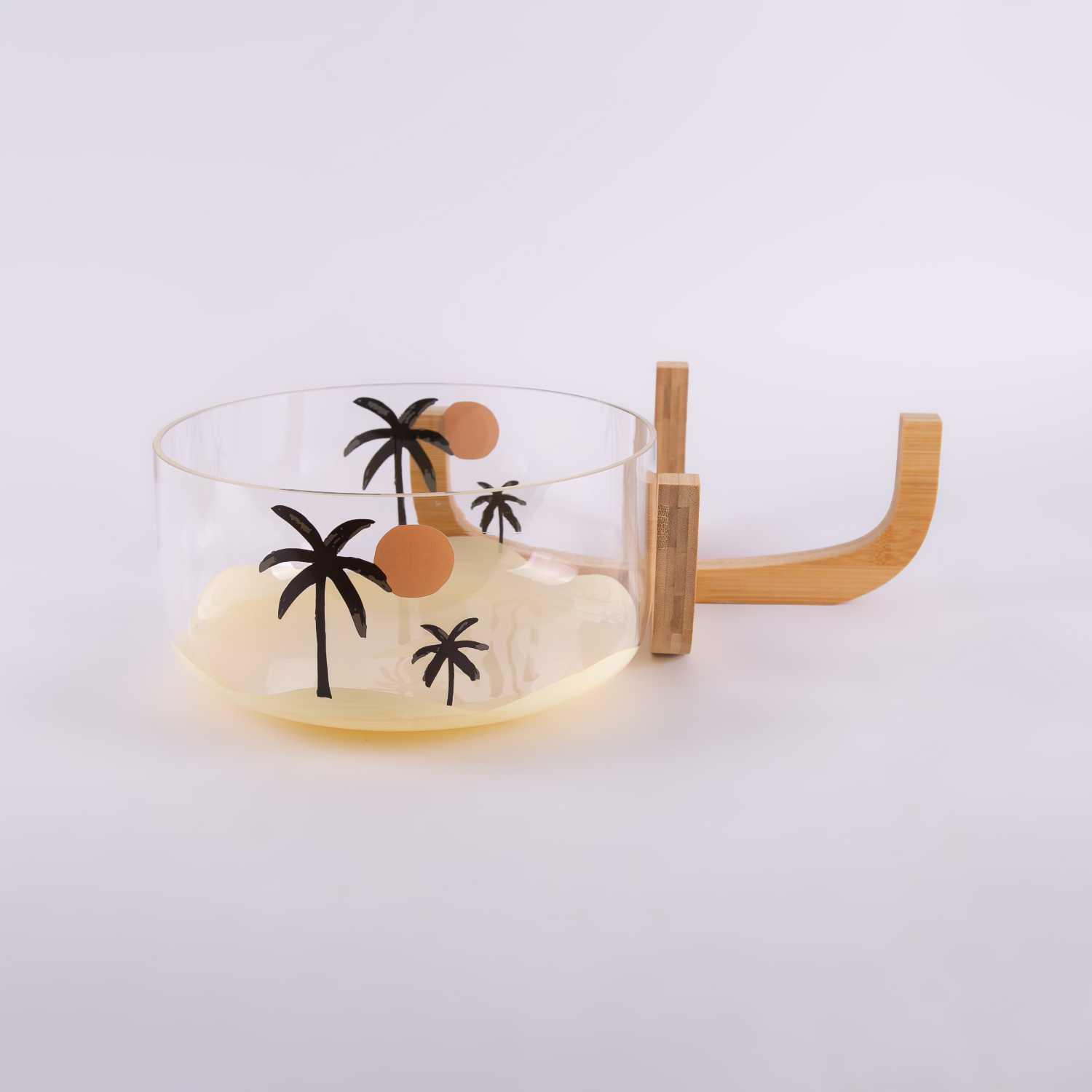 Bowl On Wooden Stand from Rothana