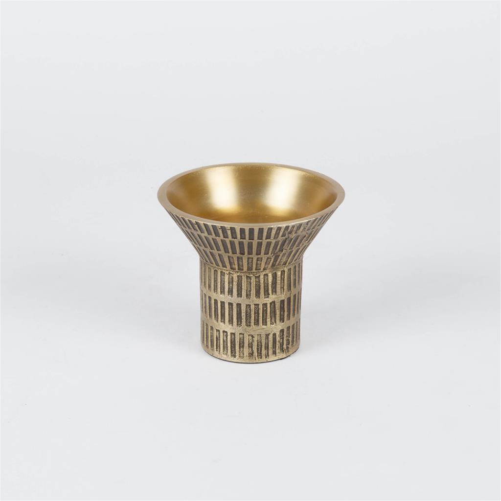 Metal candle holder Palm