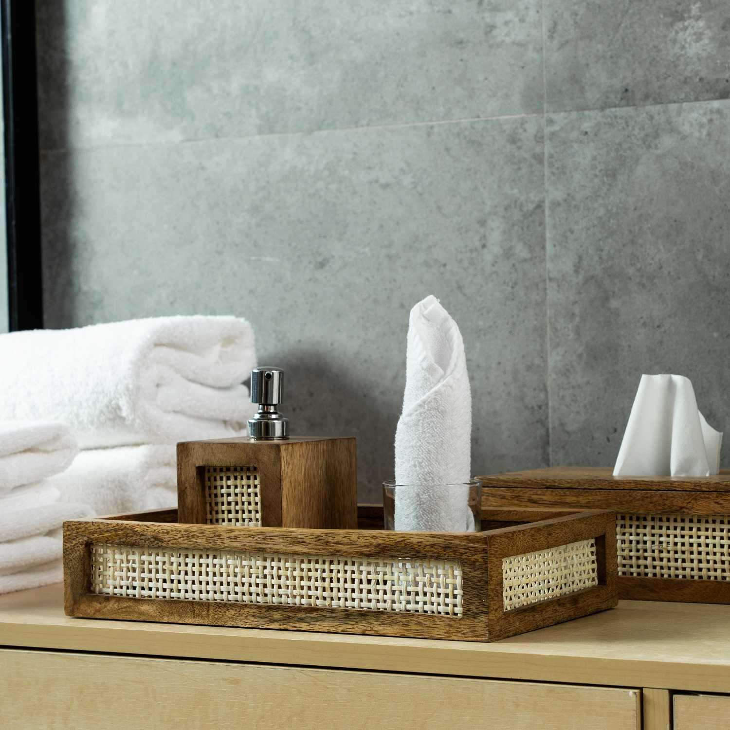 wooden serving tray