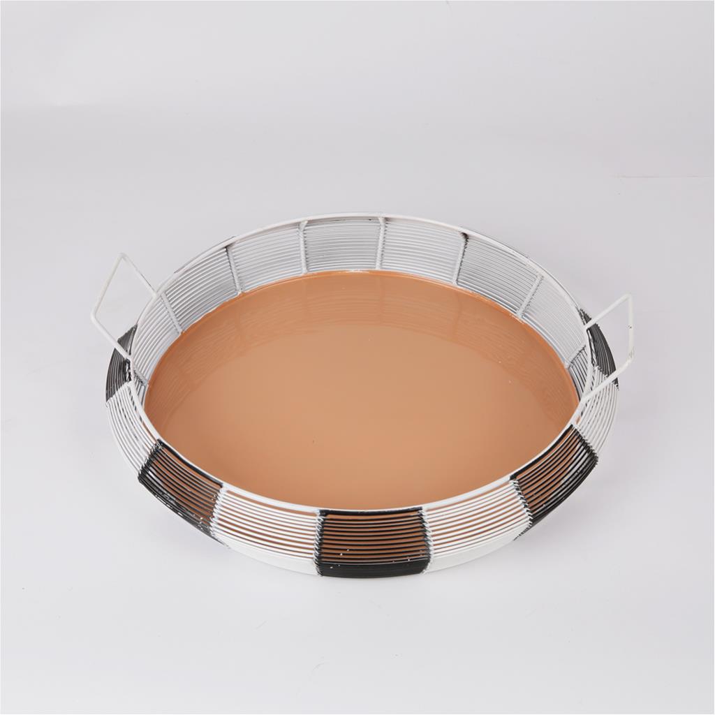 Round tray with handles From Mimosa
