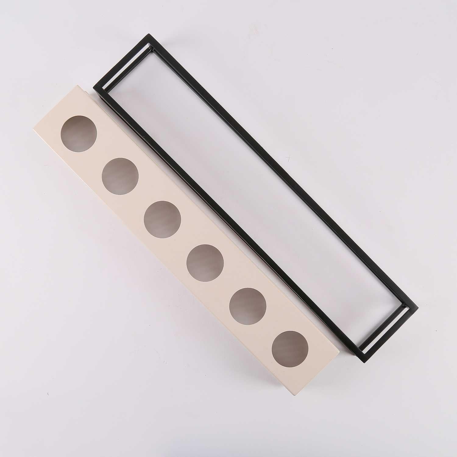 White steel cup holder